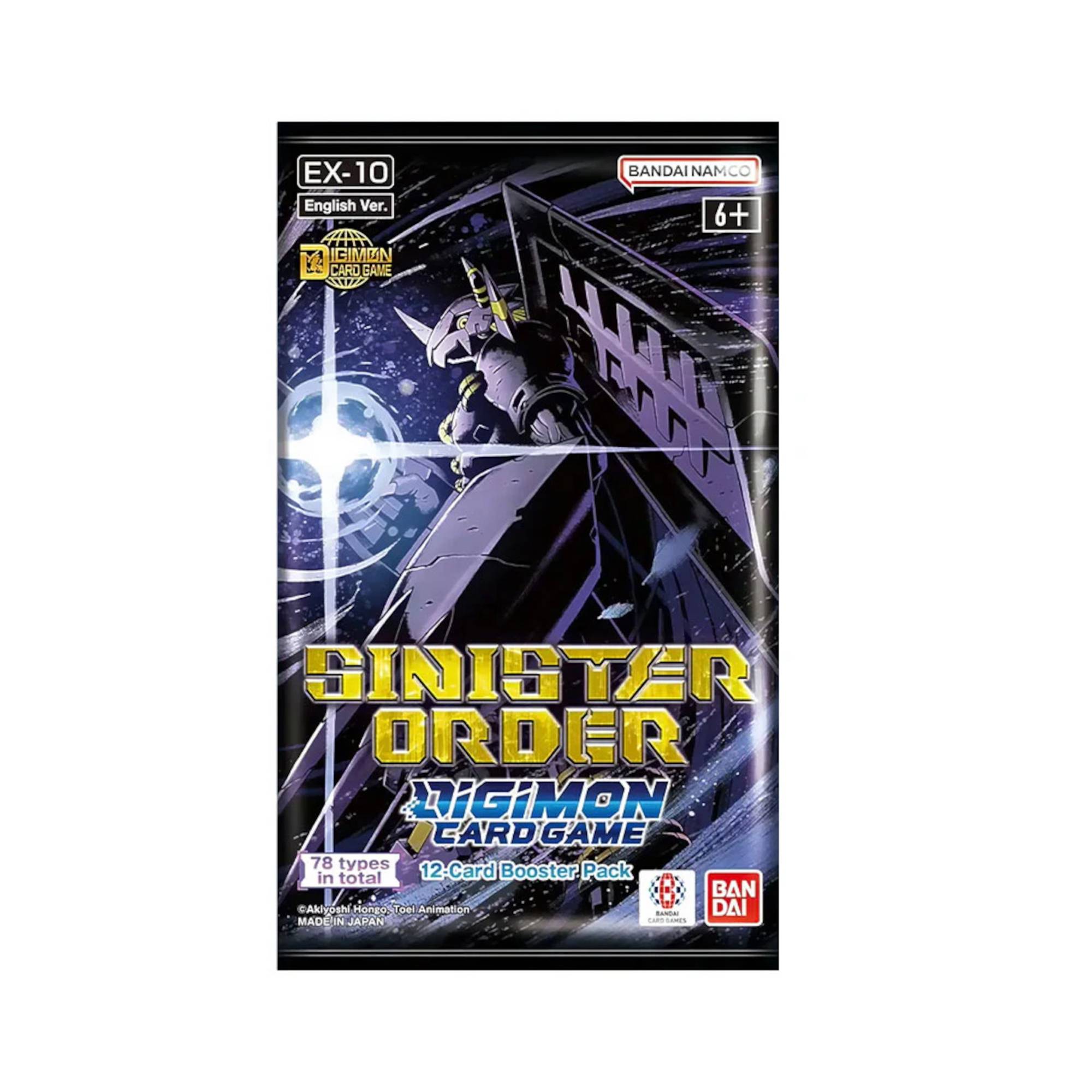 Digimon Card Game Sinister Order EX-10 Booster Pack