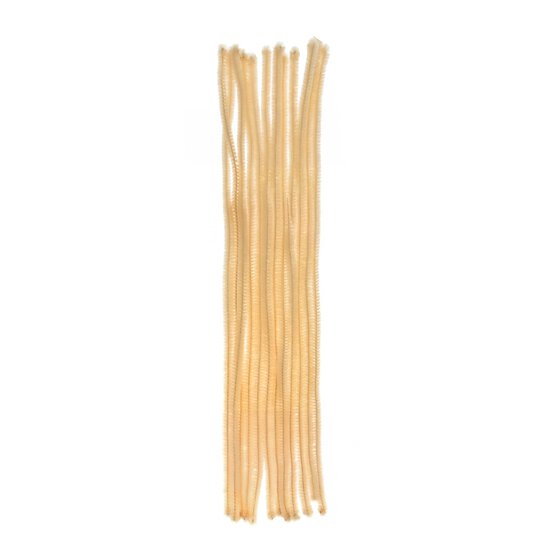 Cream Pipe Cleaners 12 Pack