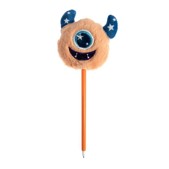 Orange Monster Plush Pen