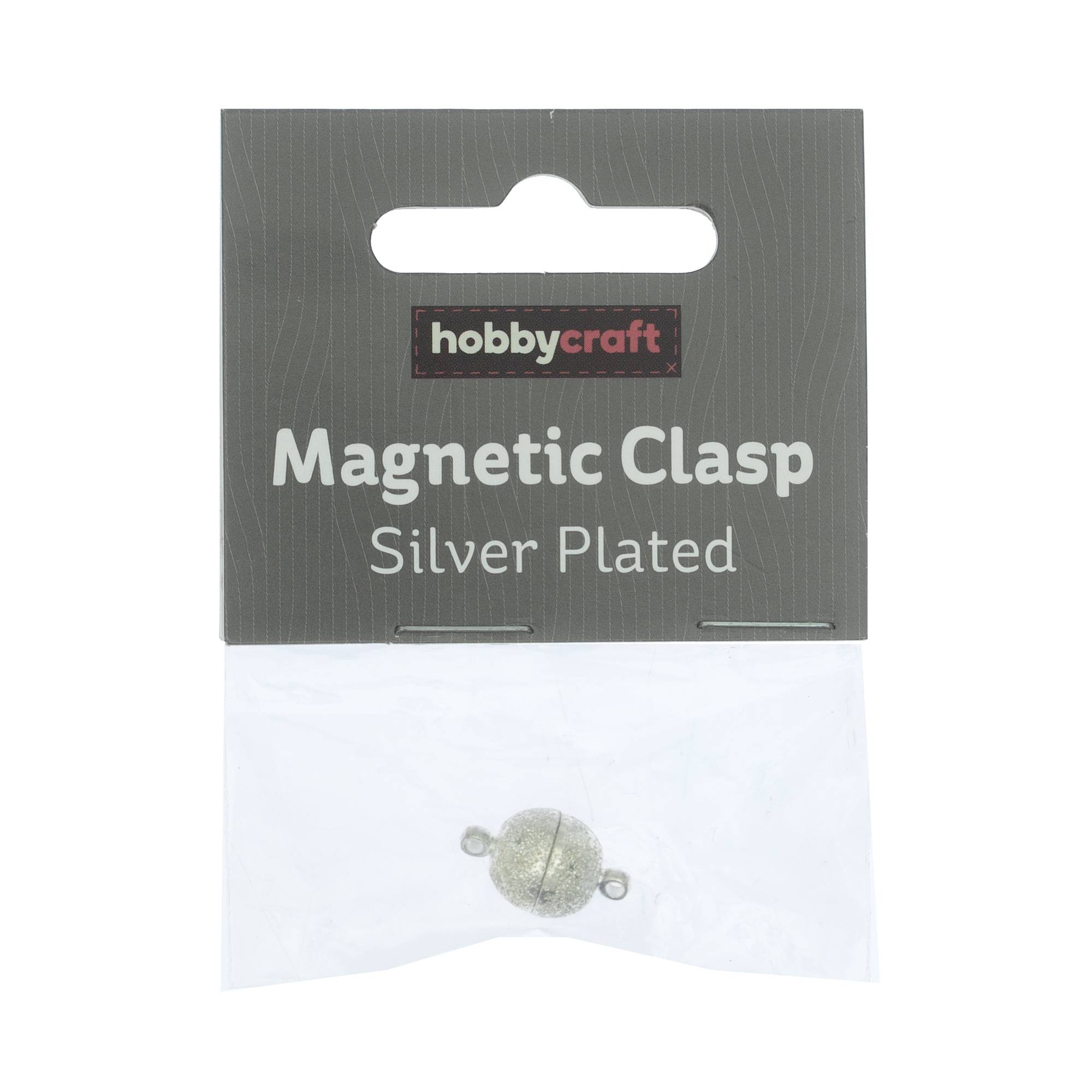 Silver Plated Magnetic Clasp 10mm