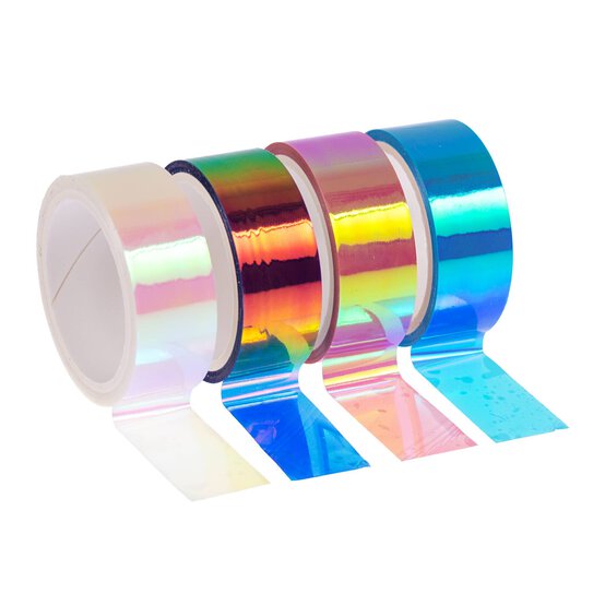 Iridescent Tape 15mm x 5m 4 Pack