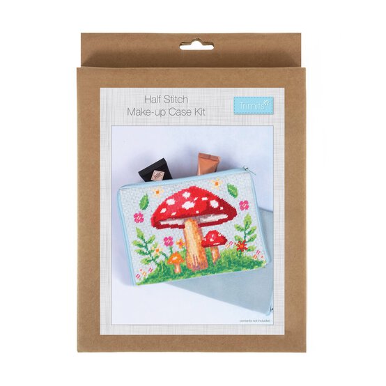 Trimits Half Stitch Toadstool Makeup Case Kit