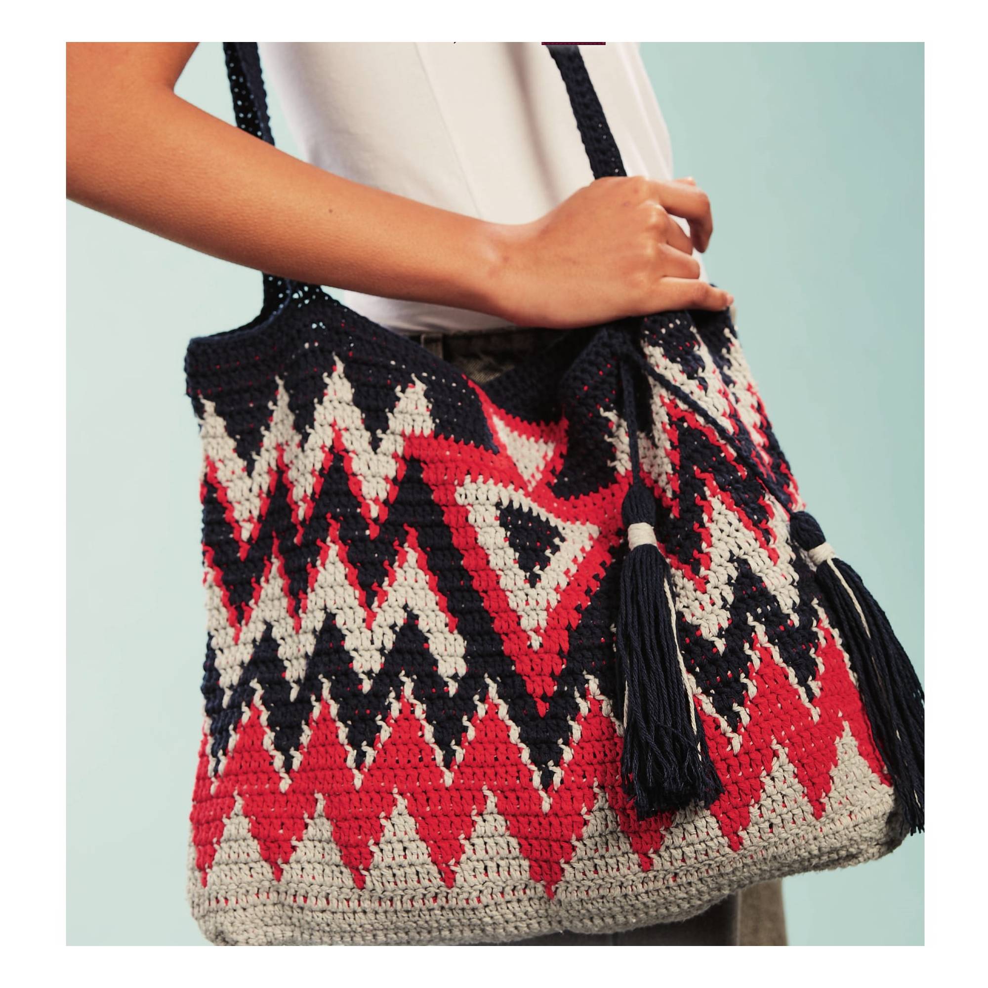 Knitcraft Tapestry Crochet Bag Pattern 0163