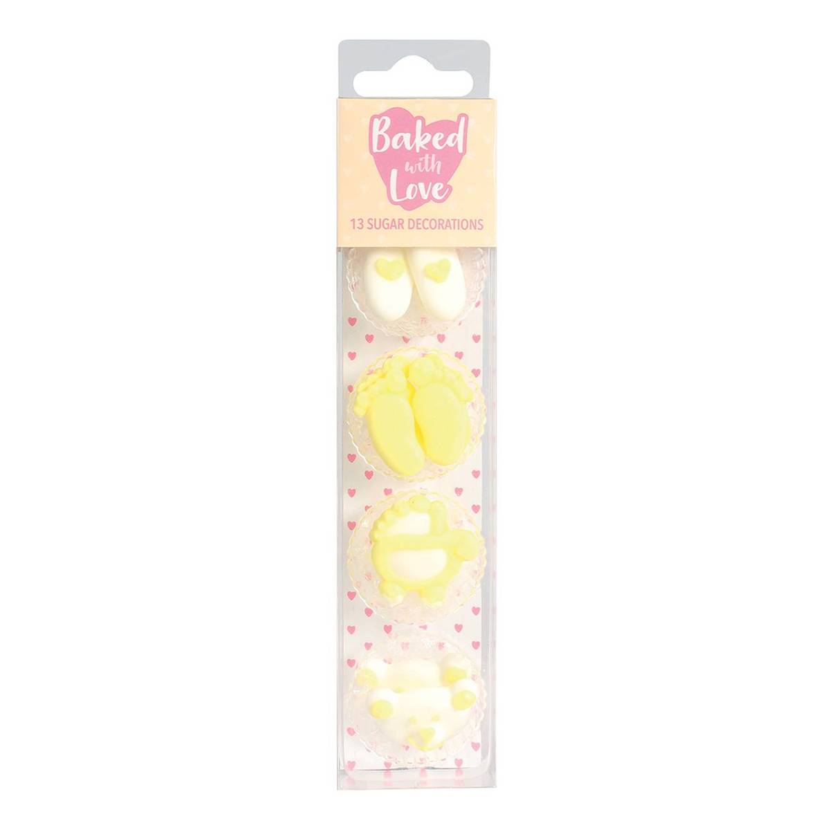 Baked With Love New Baby Sugar Toppers 13 Pack