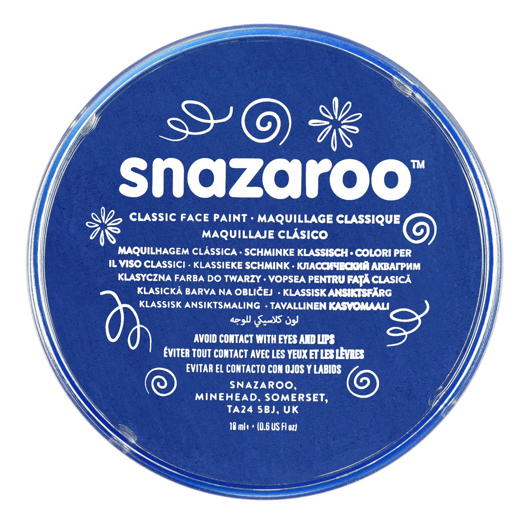 Snazaroo Royal Blue Face Paint Compact 18ml