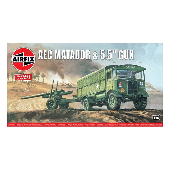 Airfix AEC Matador and Gun Model Kit?1:76