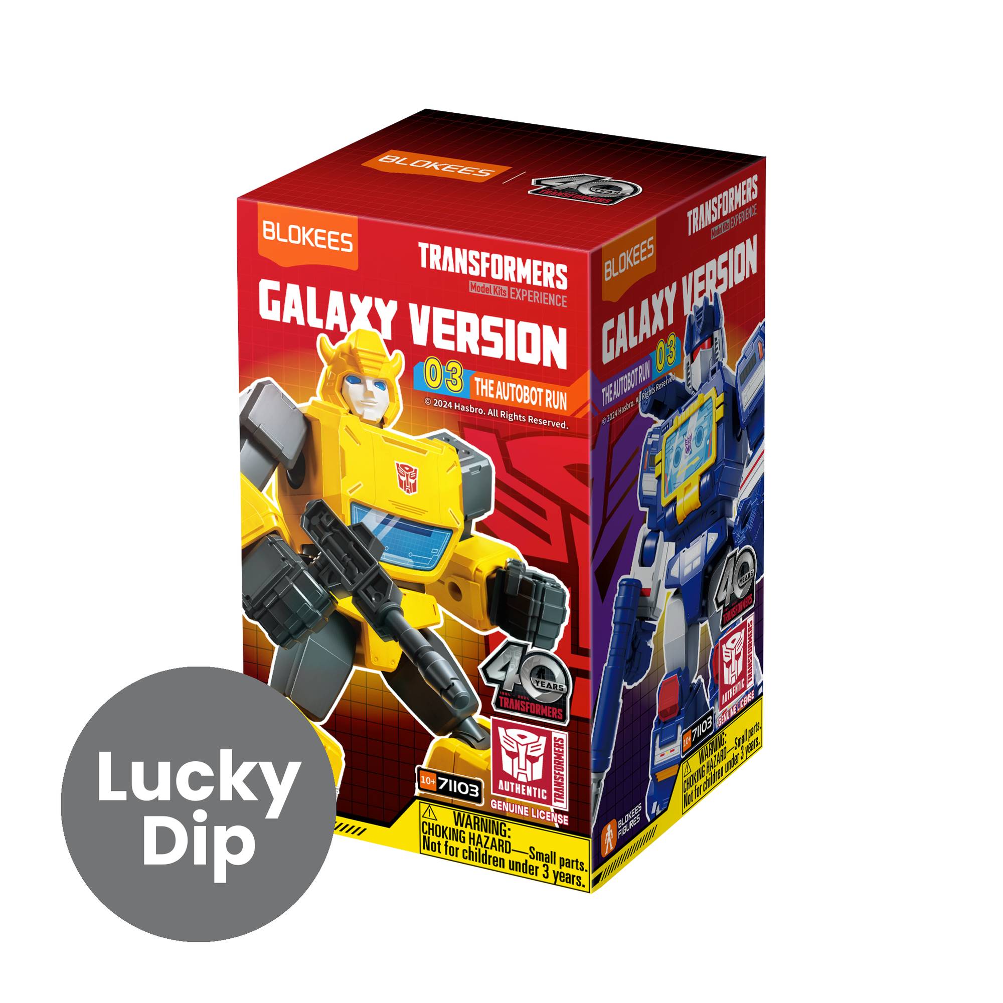 Assorted Blokees Transformers Galaxy Version Autobot Run Model Kit