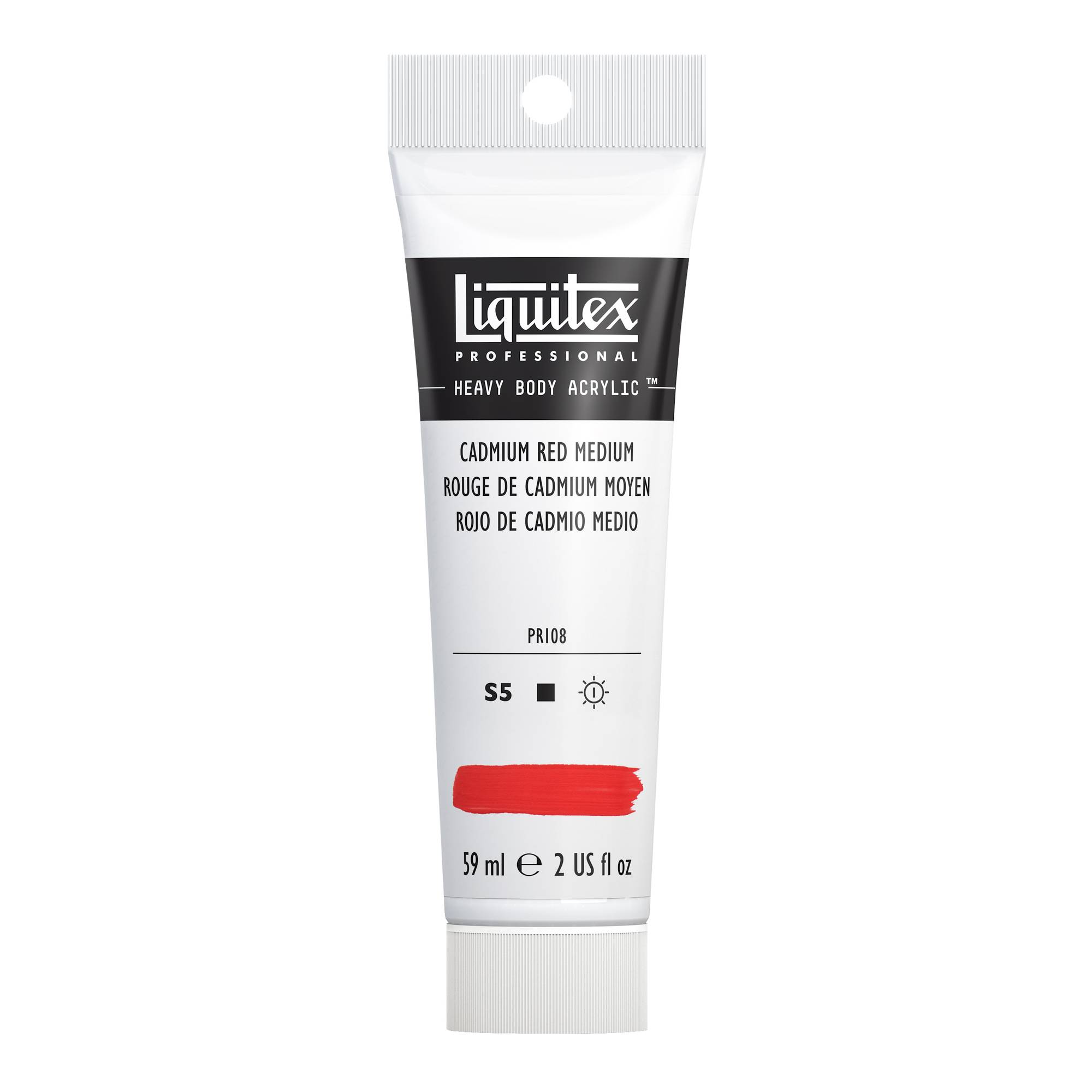 Liquitex Professional Cadmium Red Medium Heavy Body Acrylic 59ml