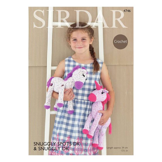 Sirdar Snuggly Spots DK Horse and Unicorn Toys Digital Pattern 4746
