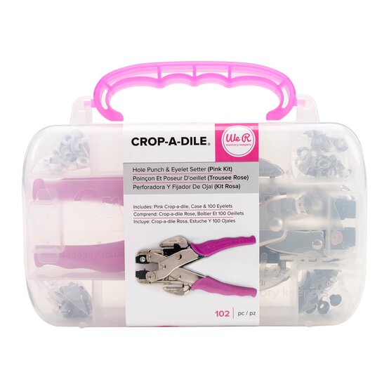 We R Makers Crop-A-Dile Pink Kit