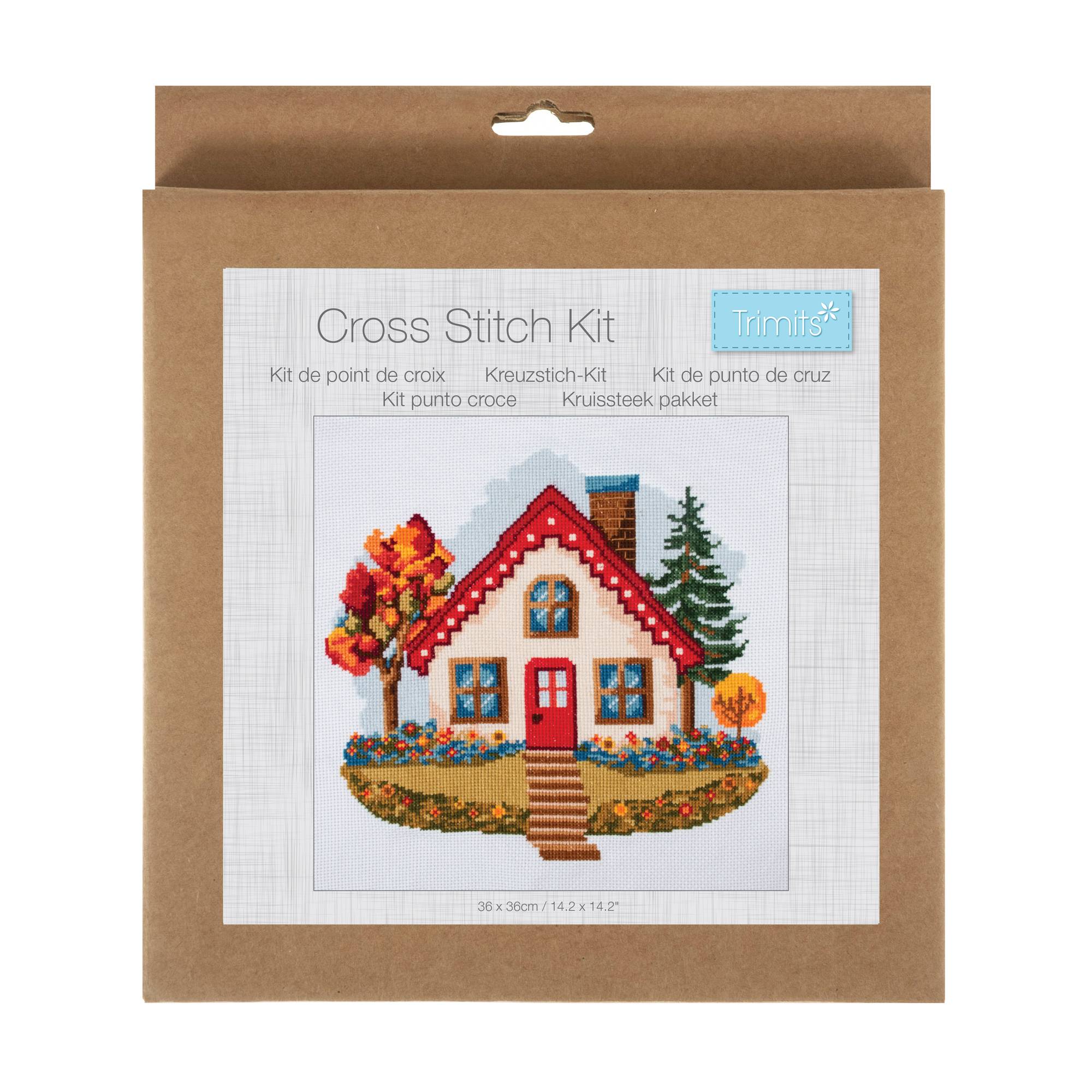 Trimits Home Large Cross Stitch Kit 36cm x 36cm