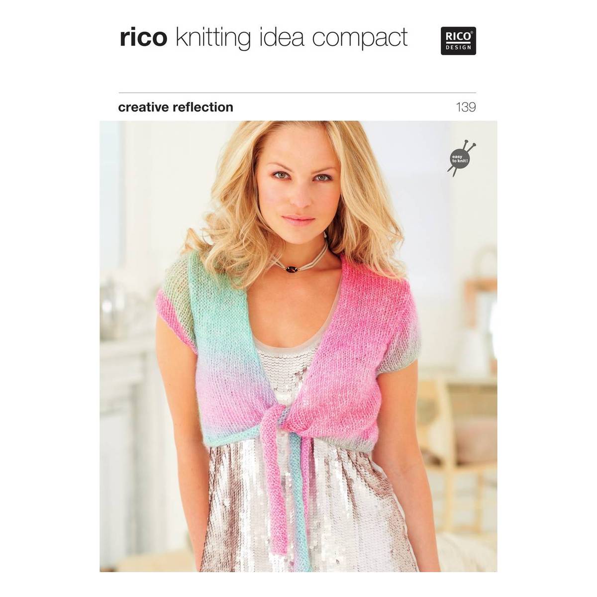 Rico Creative Reflection Tie Front Cardigans Digital Pattern 139