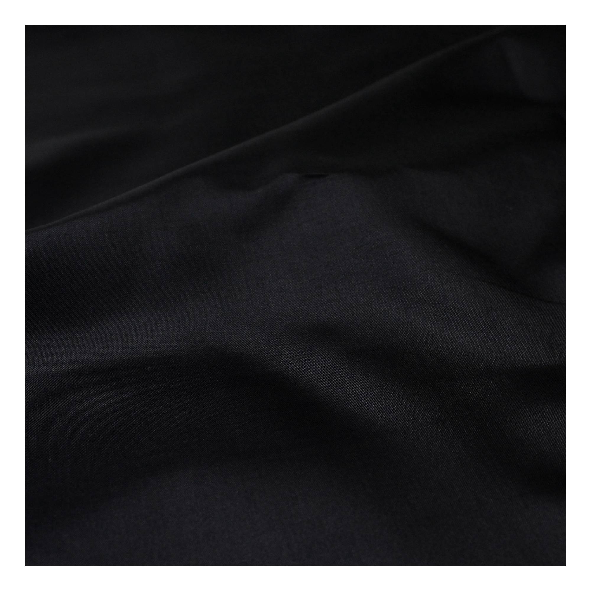 Black Silky Habutae Fabric by the Metre