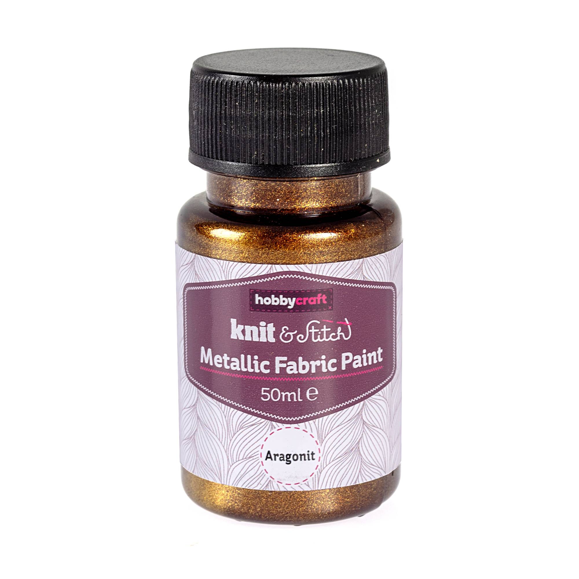 Aragonit Metallic Fabric Paint 50ml