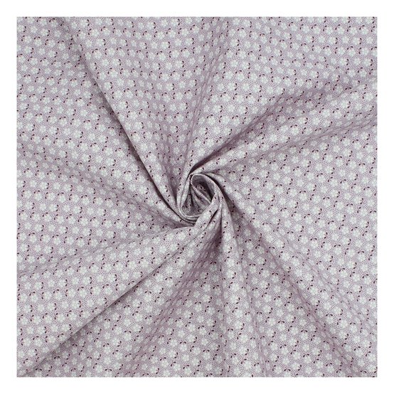 Lilac Meadow Cotton Fabric?by the Metre