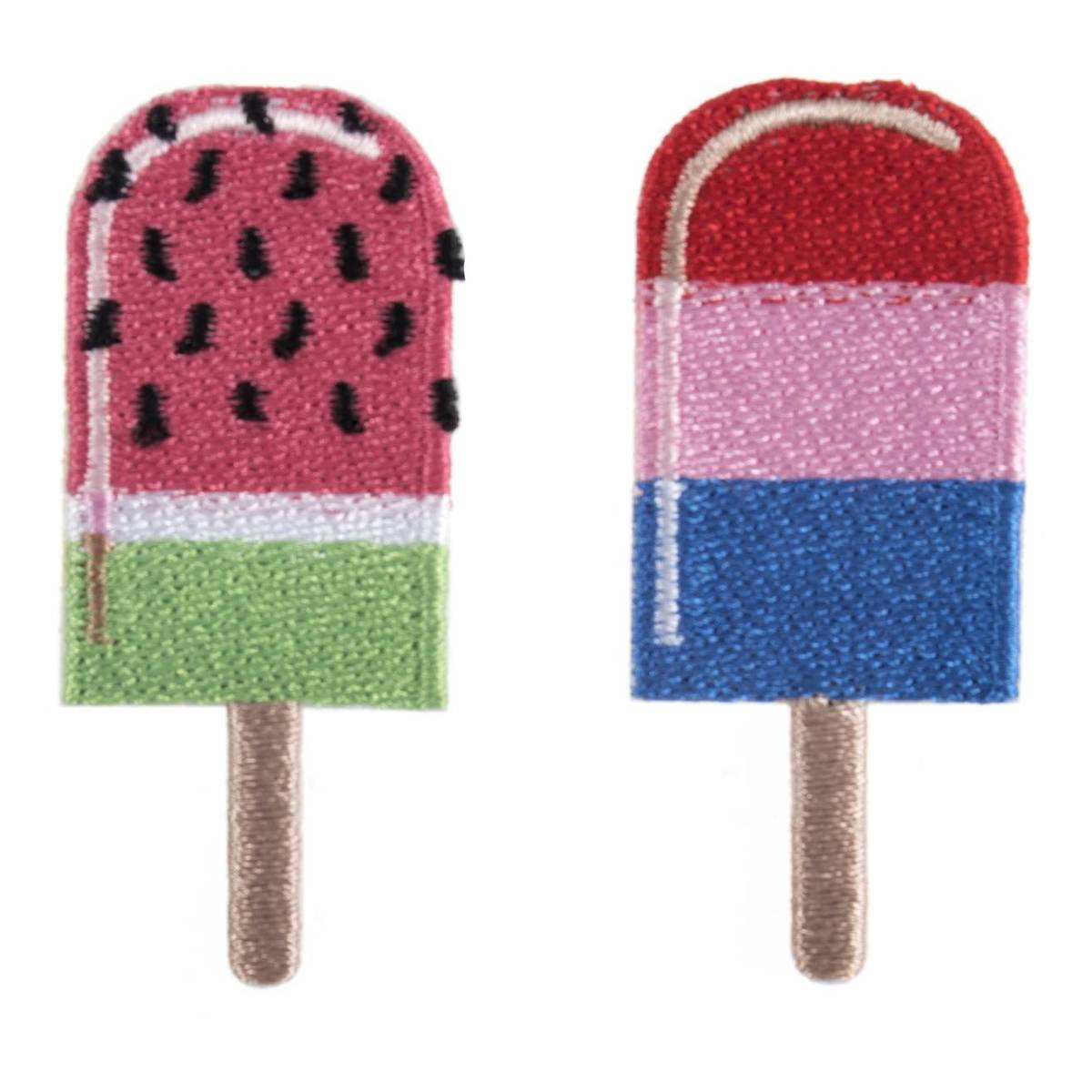 Trimits Ice Lolly Iron-On Patches 2 Pack