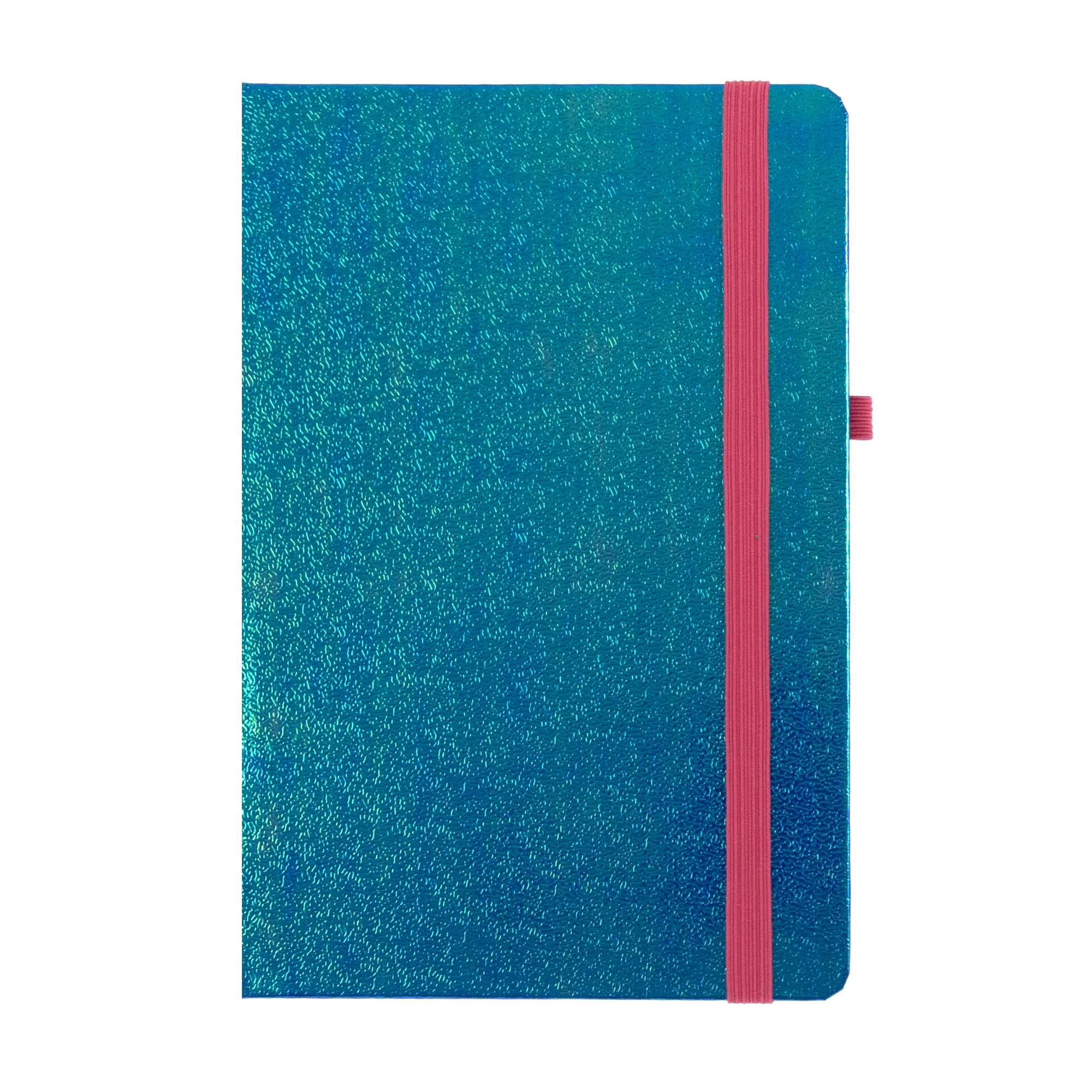 Metallic Blue Notebook A5