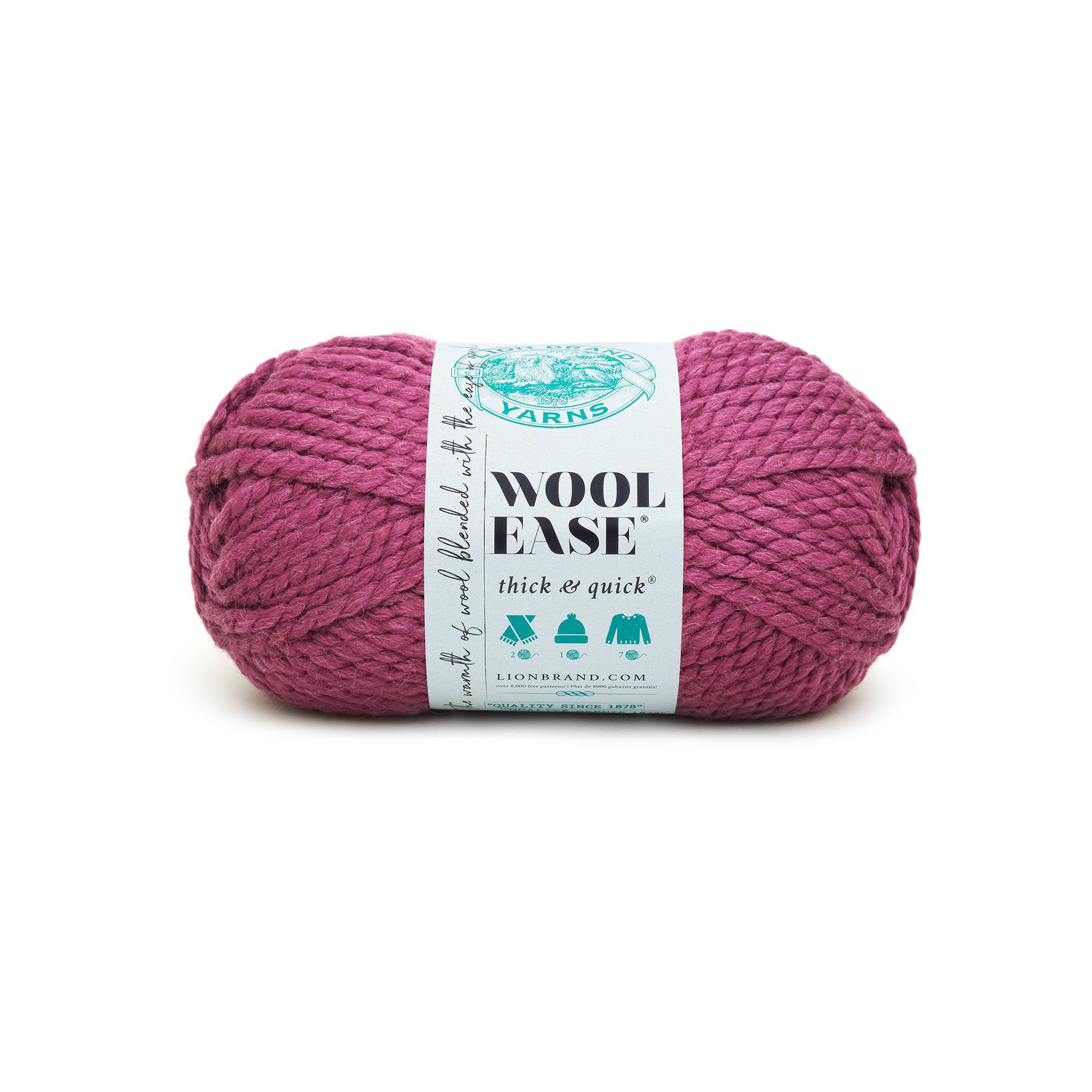 Lion Brand Fig Wool-Ease Thick & Quick 170g