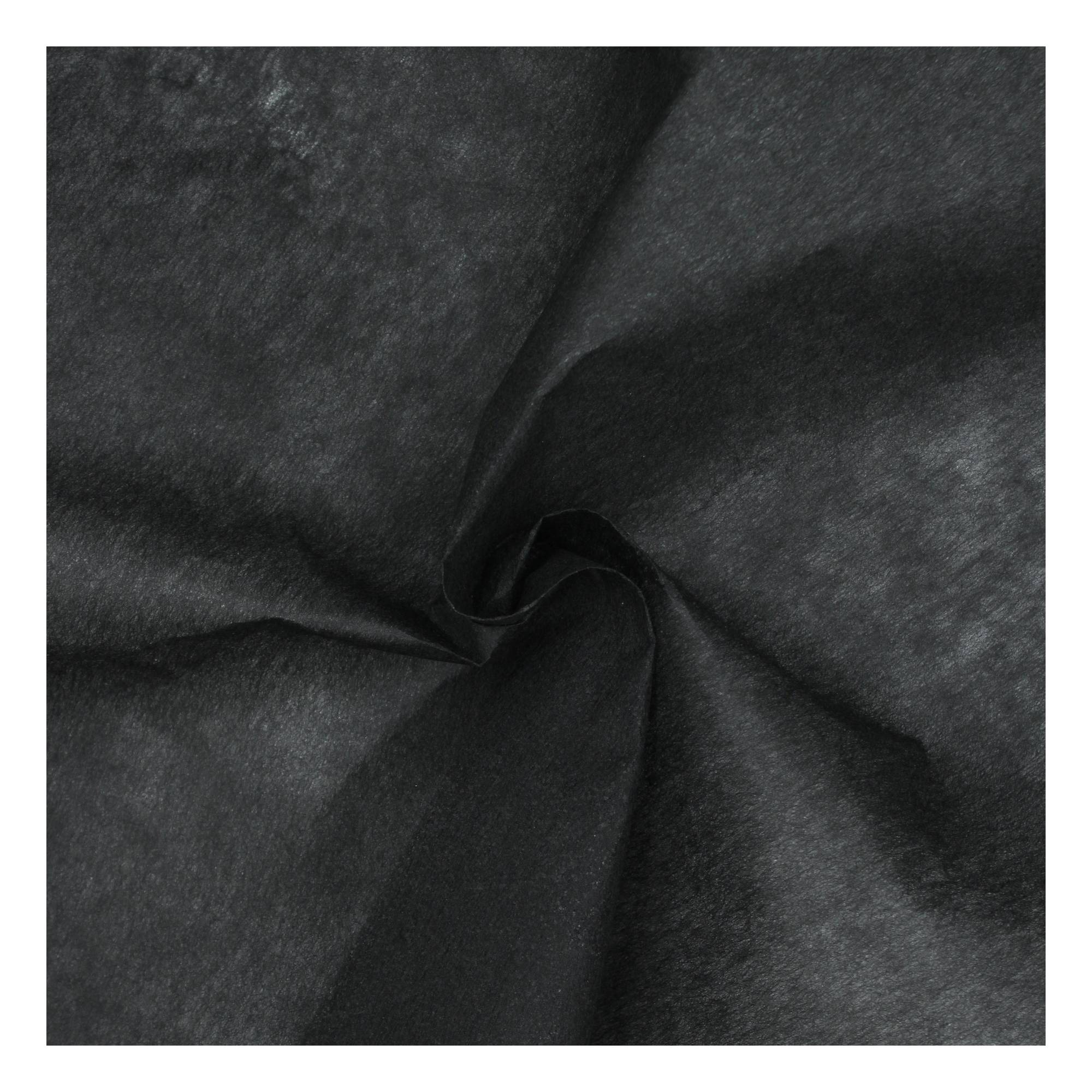 Black Lightweight Interfacing Fabric by the Metre