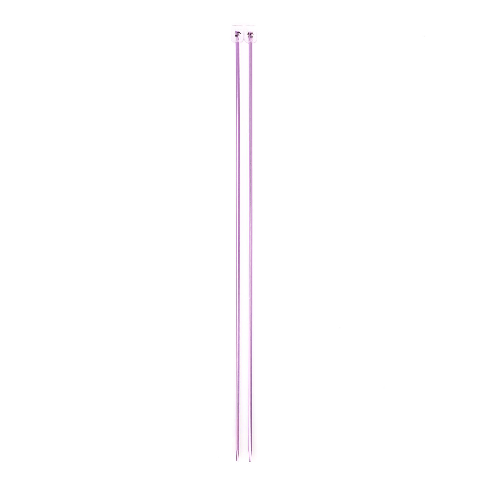 Knitcraft Lilac Knitting Needles 3.25mm