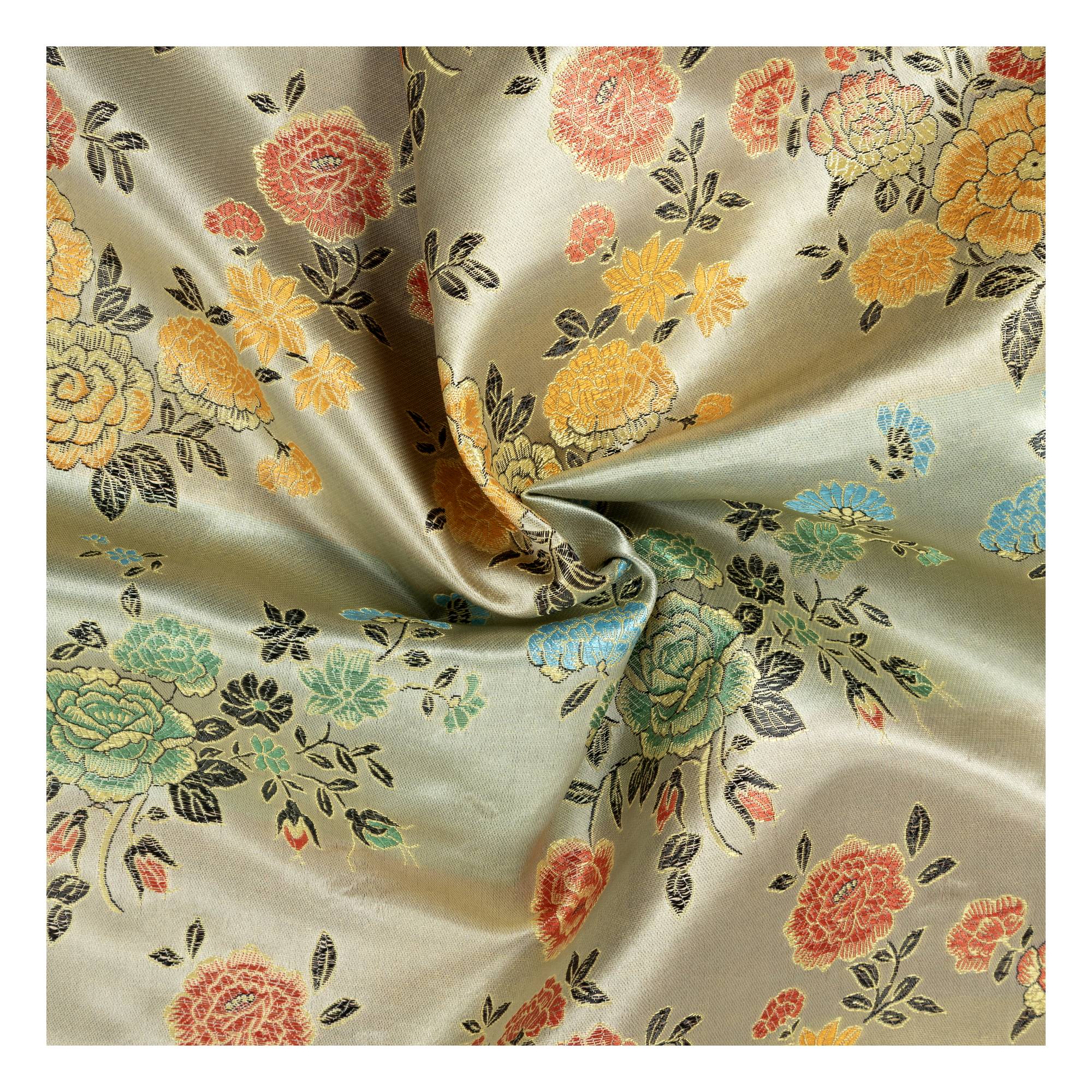 Gold Floral Brocade Fabric? by the Metre