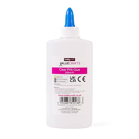 Valuecrafts Clear PVA Glue 150ml