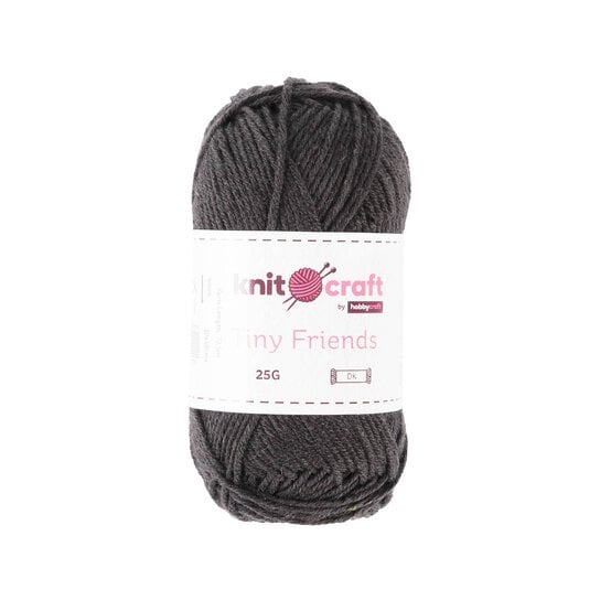 Knitcraft Black Tiny Friends Yarn 25g
