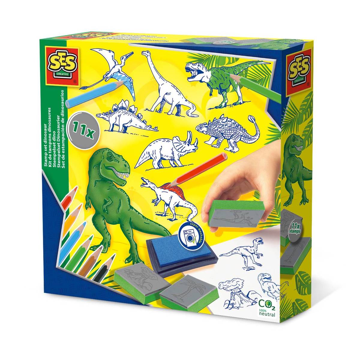 SES Creative Dinosaur Stamp Set