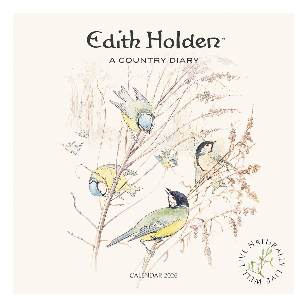Edith Holden A Country Diary Wall Calendar 2026