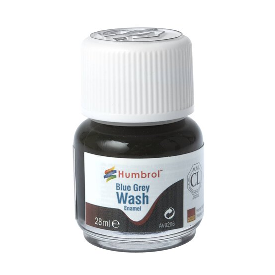 Humbrol Blue Grey Wash Enamel 28ml
