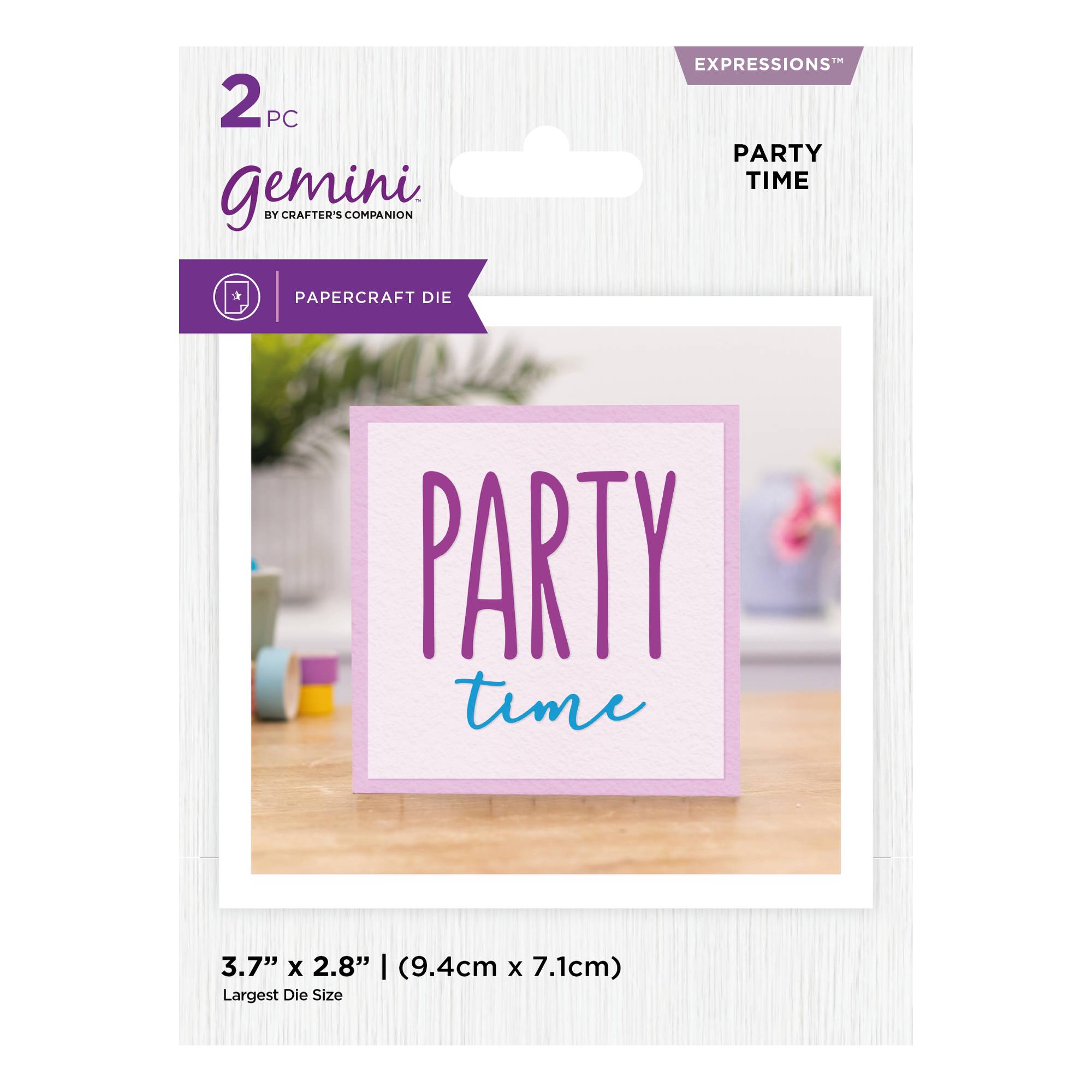 Gemini Party Time Die Set 2 Pieces