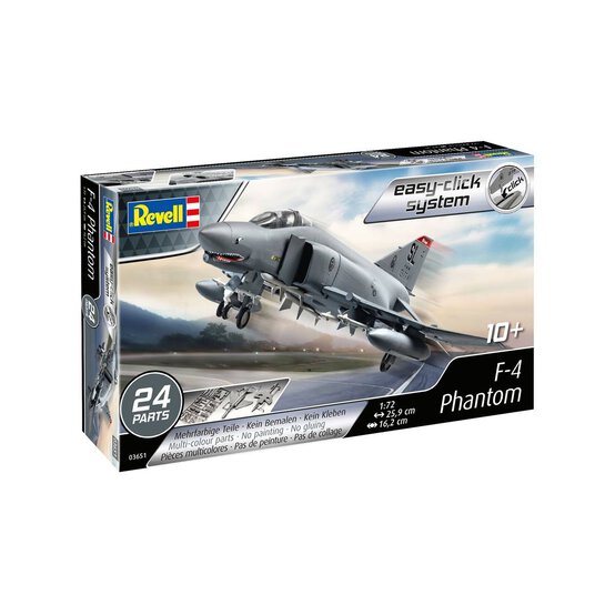 Revell Easy Click F-4 Phantom Model Kit 1:72