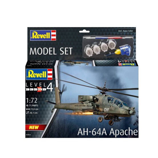 Revell AH-64A Apache Model Set 1:72