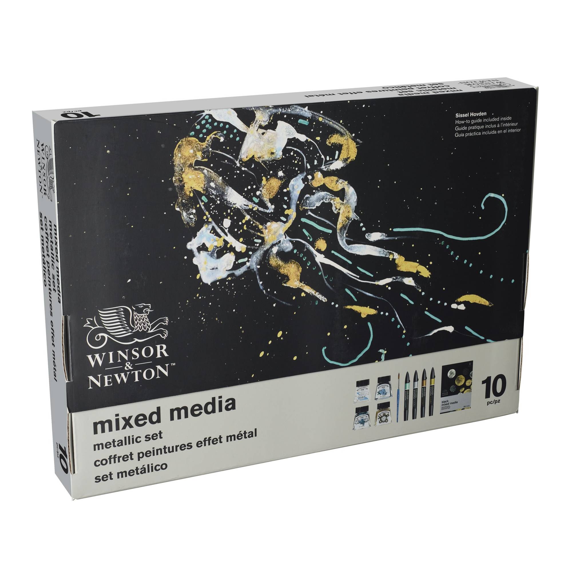 Winsor & Newton Mixed Media Metallic Set 10 Pieces