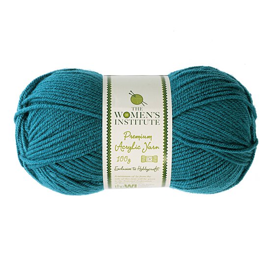 Women's Institute Petrol Premium Acrylic Yarn 100g