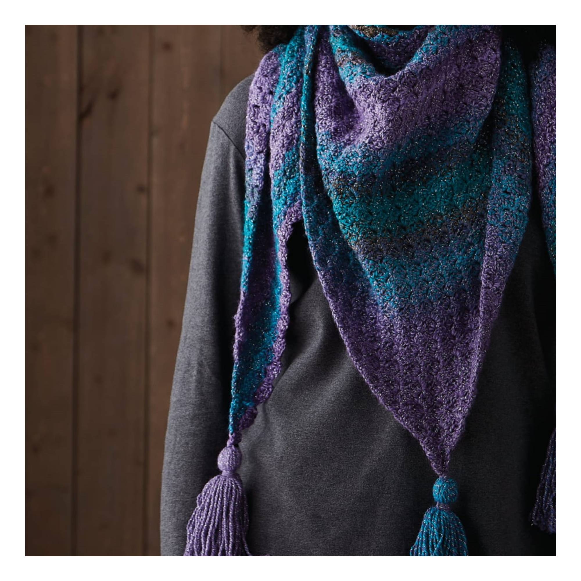 Knitcraft Corner to Corner Crochet Shawl Digital Pattern 0241