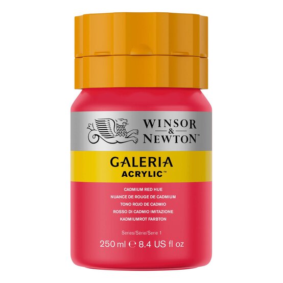 Winsor & Newton Galeria Cadmium Red Hue Acrylic Paint 250ml