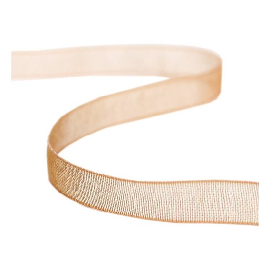 Gold Organdie Ribbon 6mm x 8m