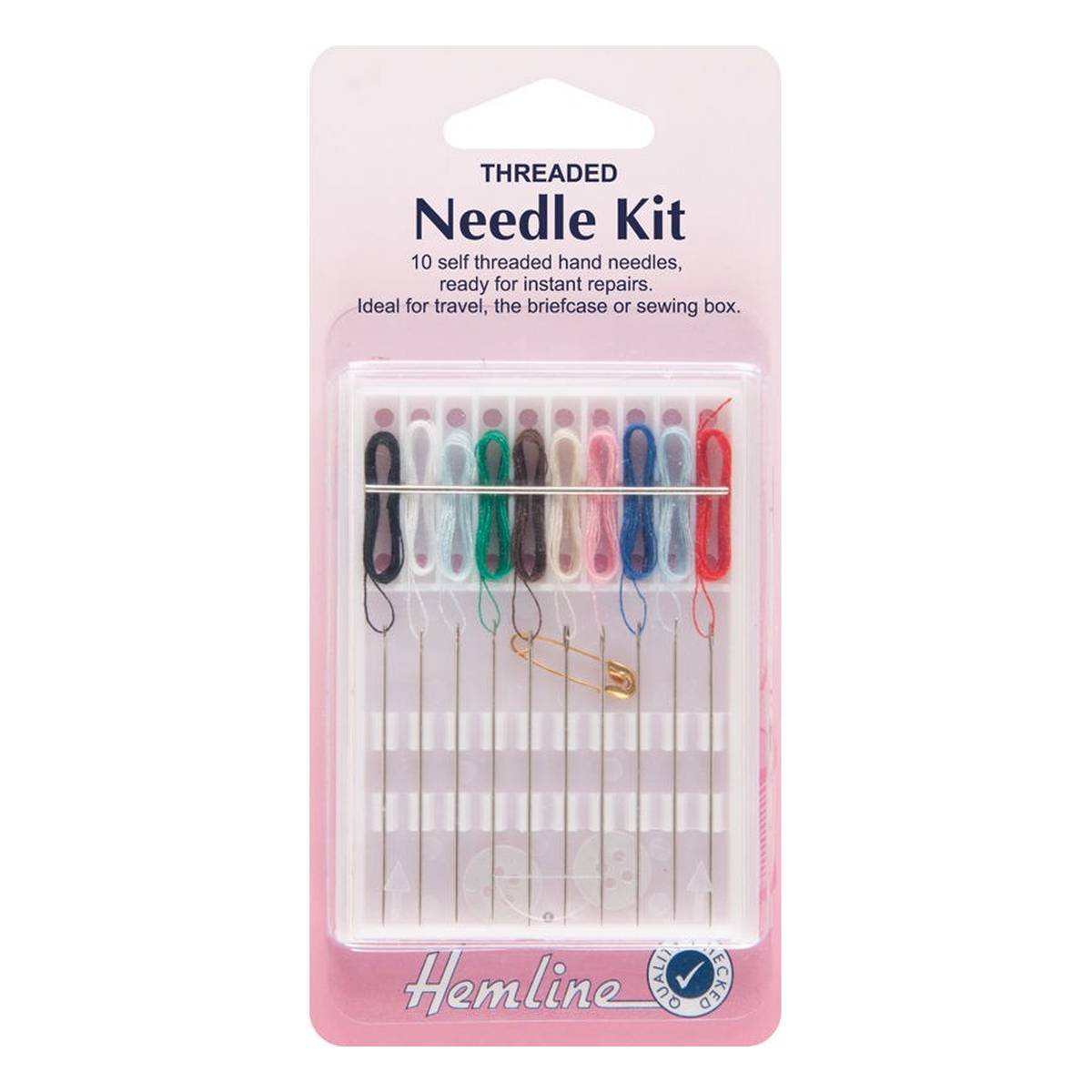 Hemline Threaded Needle Kit