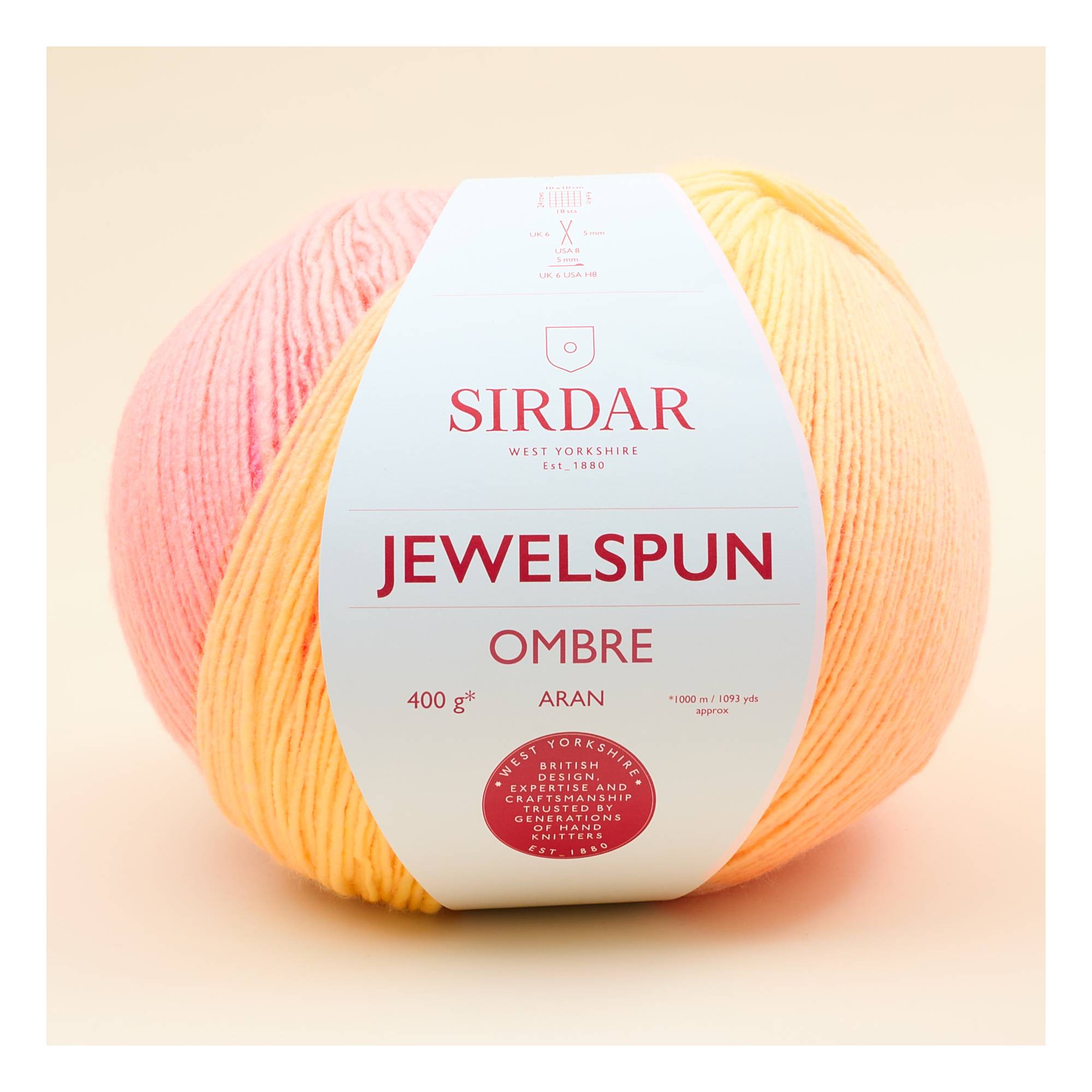 Sirdar Rainbow Jewelspun Aran Ombre400g