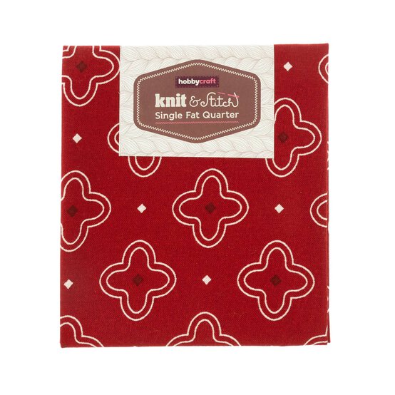 Red Cross Single Cotton Fat Quarter