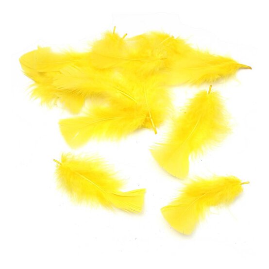 Yellow Craft Feathers 5g