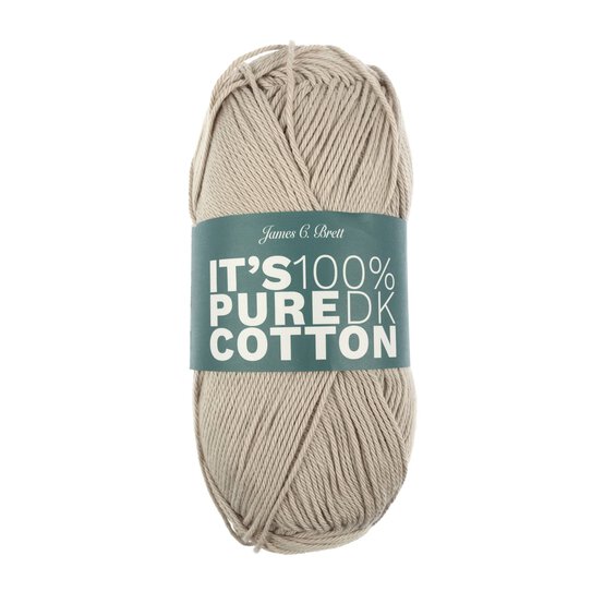 James C Brett Sand It’s Pure Cotton Yarn 100g