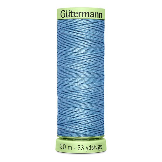 Gutermann Blue Top Stitch Thread 30m (143)