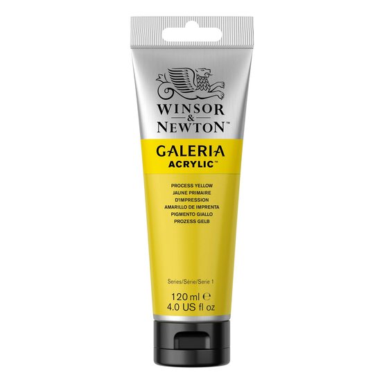 Winsor & Newton Galeria Process Yellow Acrylic Paint 120ml
