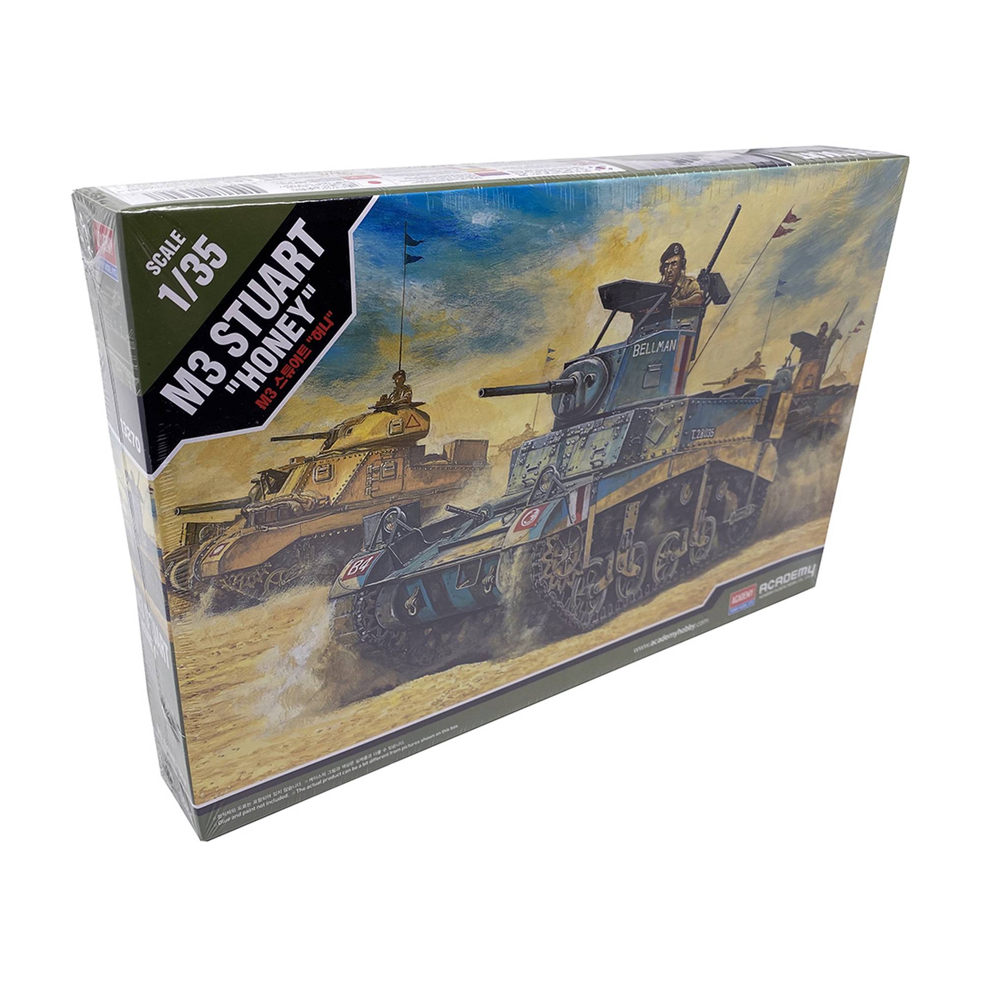 Academy M3 Stuart Honey Model Kit 1:35