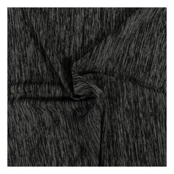 Grey Stretch Slub Fabric by the Metre