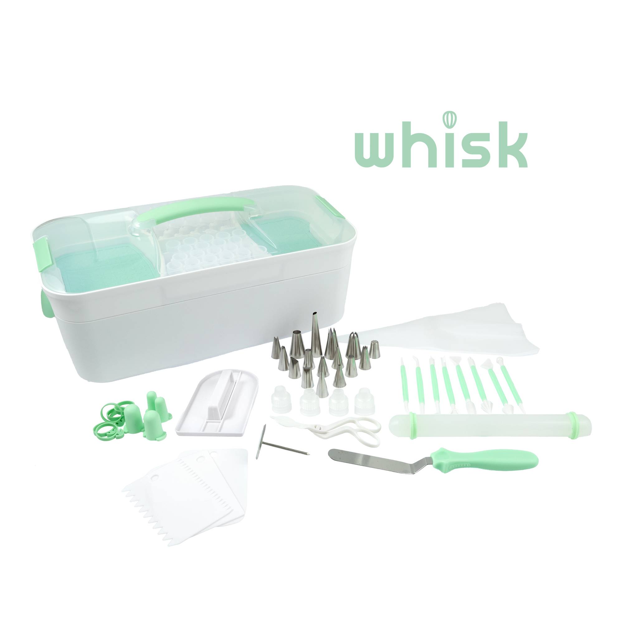 Whisk Decorating Tool Caddy 60 Pieces