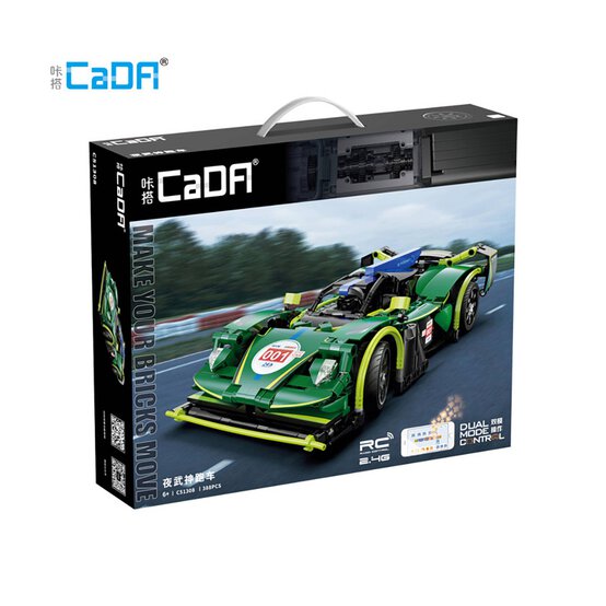 CaDA RC Emerald Deity Sports Car 388 Pieces