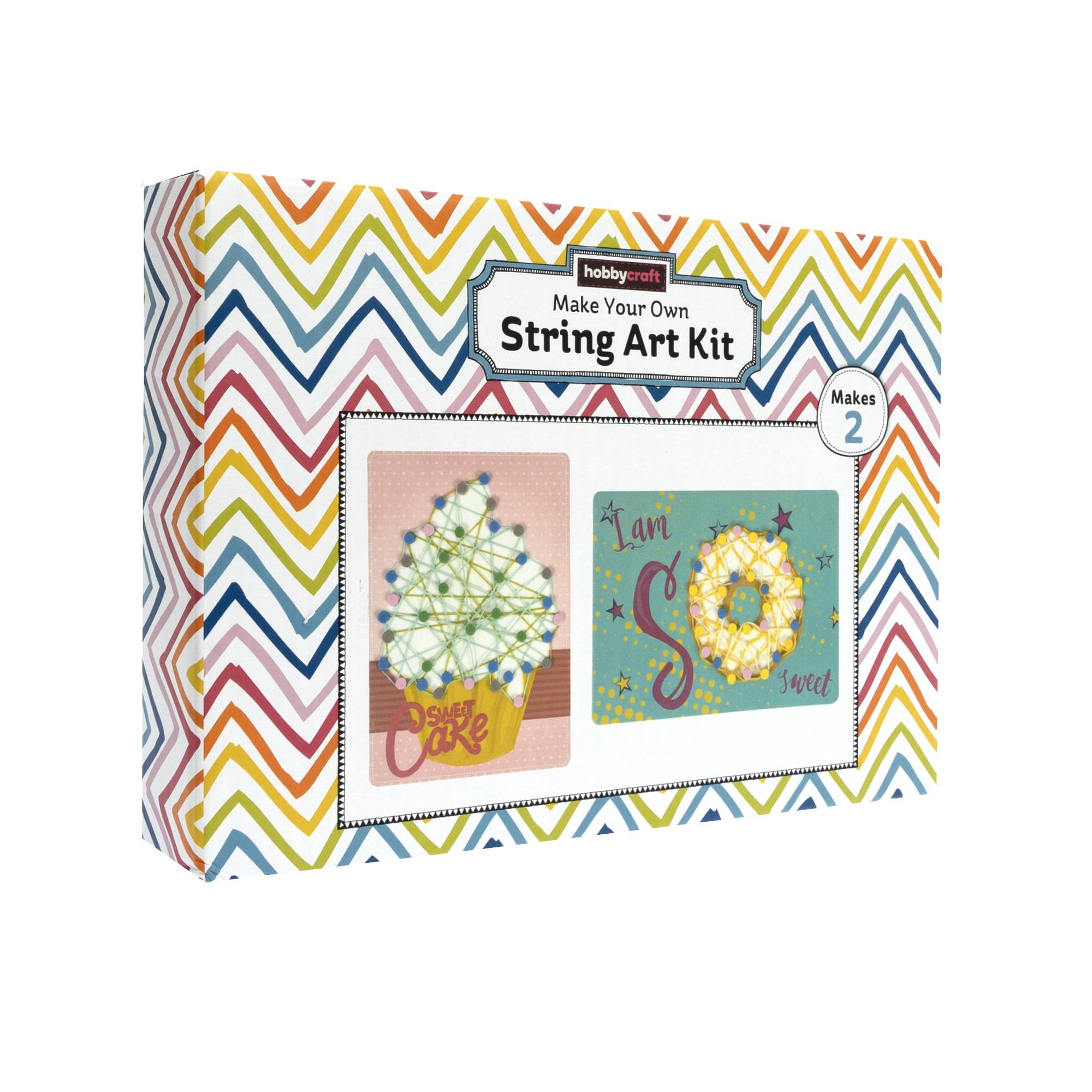 Make Your Own Cactus and Doughnut String Art Kit